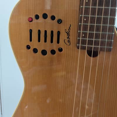 Godin Multiac Steel Duet Ambiance 2010s - Sunburst image 6