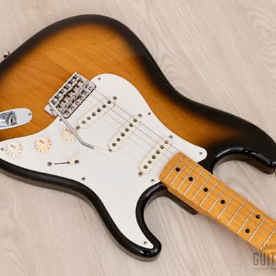 2008 Fender Stratocaster ‘57 Vintage Reissue ST57-78TX Sunburst w/ USA Pickups & Tags, Japan CIJ image 8