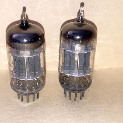 GE 5814A 12AU7 ECC82 5 Star Triple Mica Tubes, Matched Pair, NOS Testing image 2