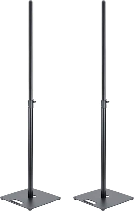 K&M 26731-2-K 2x Flat Base Speaker Stand Bundle image 1
