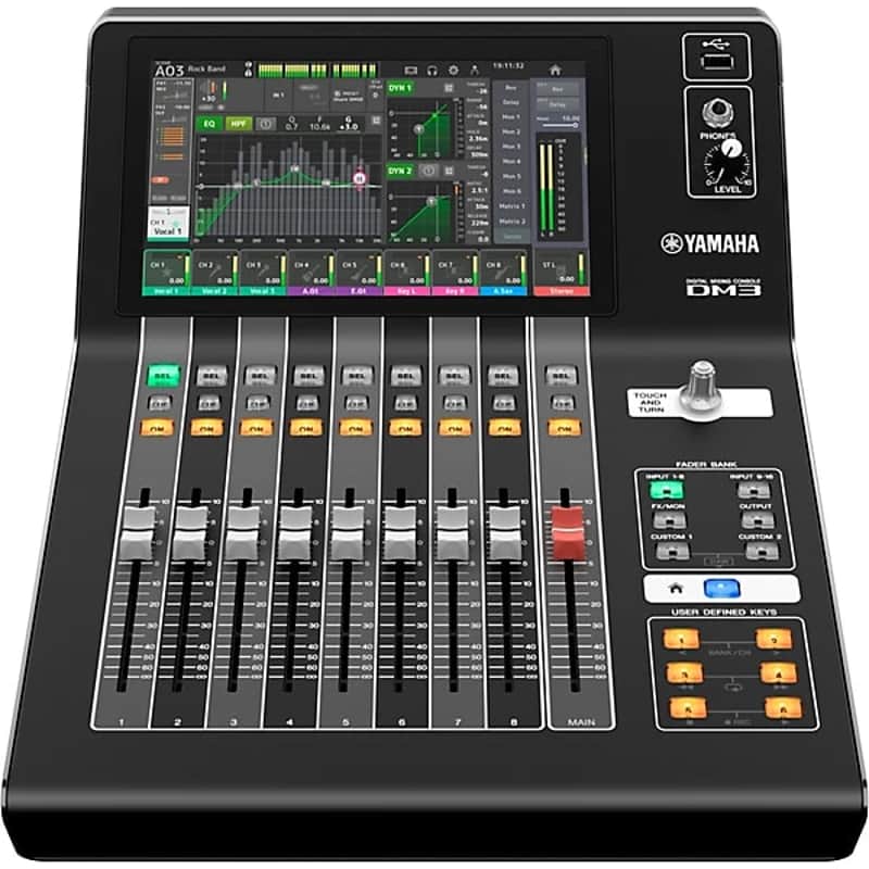 Yamaha  DM3-D 22-channel Digital Mixer with Dante 2025 - BLACK image 1