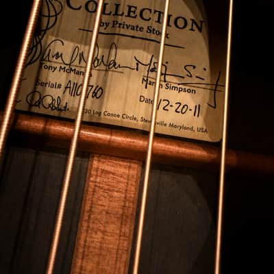 PRS 2011 Paul Reed Smith Collection Tony McManus Martin Simpson Private Stock 2011 image 20
