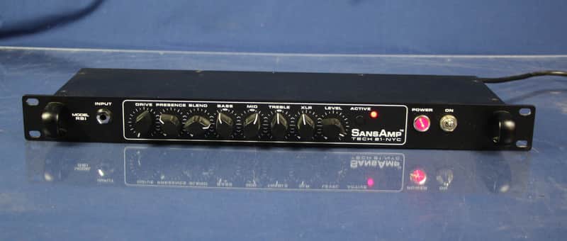 Tech 21 SansAmp RBI Rack Bass Driver Pre Amp DI Effect | Reverb