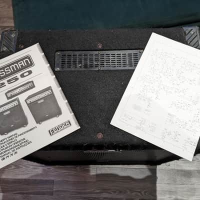 Fender Bassman 250/115 250-Watt 1x15" Bass Combo 2010s - Black image 8