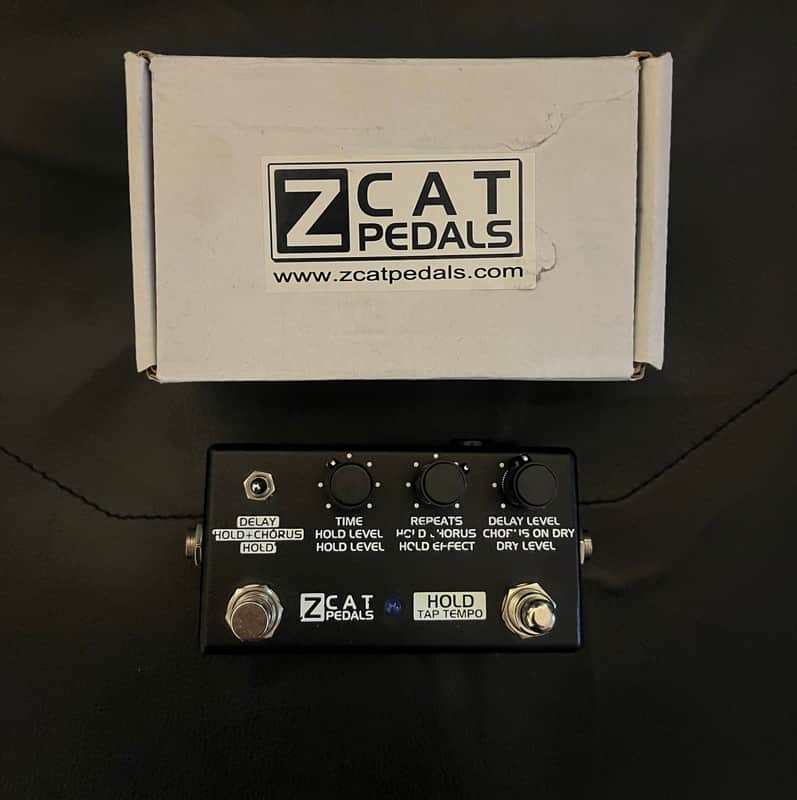 ZCAT Hold-Delay-Chorus Freeze Pedal Black image 1