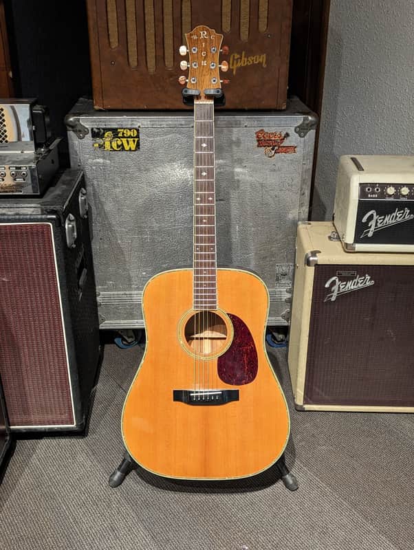 B.C. Rich BR-60 Dreadnought Acoustic Guitar w/Case (1970's-1980's) image 1