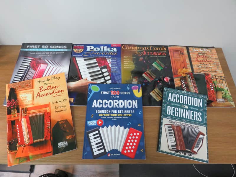Lot of 7 How To Play Accordion Books - Hal Leonard - Santorella Publications - Preowned image 1