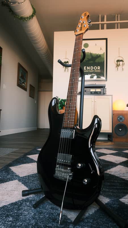 Ernie Ball Music Man Steve Lukather Signature Luke III HH 2012 - 2017 - Black image 1