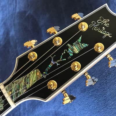 The  Heritage  Custom Golden Eagle Carved Top 2016 - Clear Natural Abalone image 1
