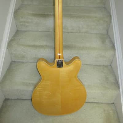 Sano Vintage Double Cutaway Electric Guitar/2 Pickups/Whammy 1960s - Blond image 5