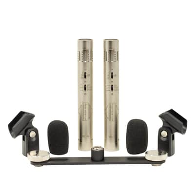 Sontronics STC-1S - Matched Stereo Pair of Condenser Microphones - Silver (STC1-SET-SLV-U) image 5
