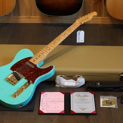 Unplayed! 2023 Fender Custom Shop 50's Telecaster Masterbuilt Yuri Y Shishkov Electric Guitar Sea Foam Green + COA OHSC