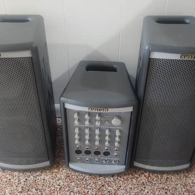 Kustom Profile System One KPS PM100T Powered PA Mixer Speakers Carrying Case image 2
