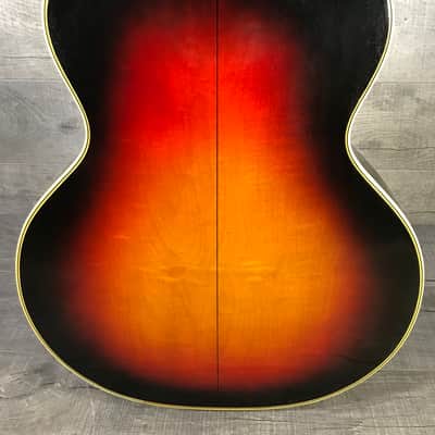 Harmony Marwin Jewel Archtop 1940's Sunburst image 11