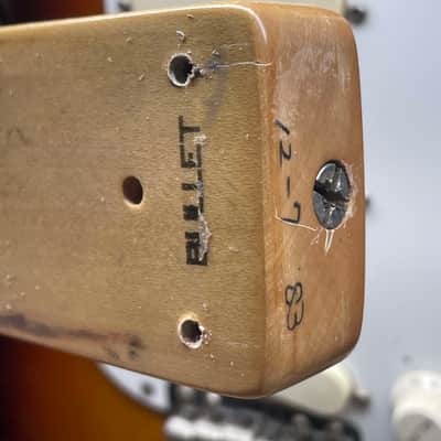 Squier Bullet c. 1983 - Sunburst image 13