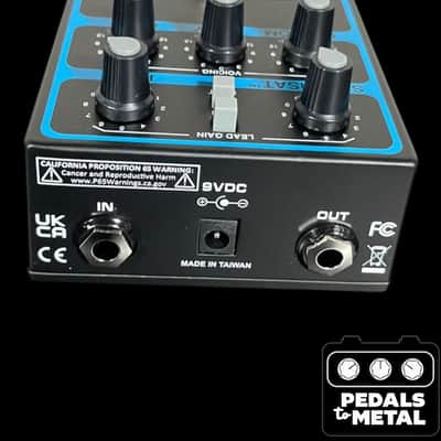 Peavey Bandit Supreme Teal Stripe Preamp 2025 - Present - Black / Teal - X16148 image 4