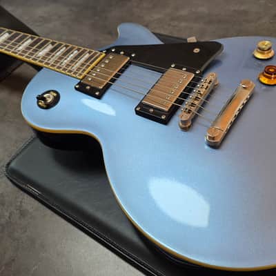 2014 Epiphone Joe Bonamassa Les Paul Standard Pelham Blue Limited Edition Signature Guitar Signed COA Gibson USA Burstbucker PAF pickups Lifton Case '59 1959 Neck Profile Long Tenon CASE QUEEN TIME CAPSULE image 4