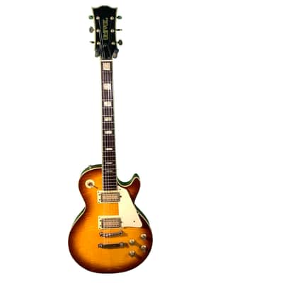 Univox - MIJ "Gimme Lawsuit" Les Paul Style - Sunburst - with HSC image 5