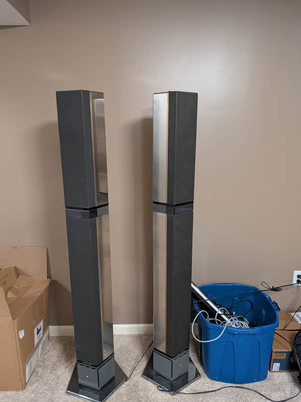 Vintage 1986 Bang & Olufsen Beolab Penta Towers (Type 6603) - Project Pair