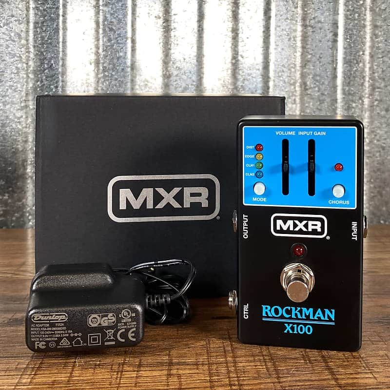 Dunlop MXR MX100 Rockman X100 Analog Tone Processor Preamp Overdrive Chorus Effect Guitar Pedal image 1