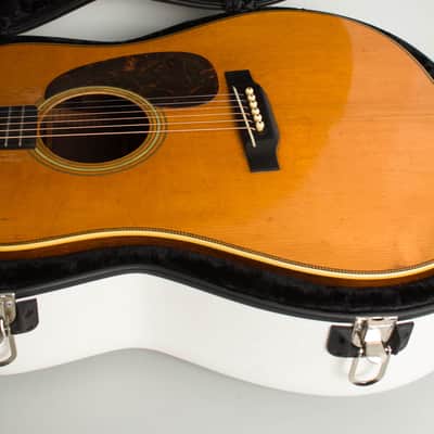 C. F. Martin  D-28 Flat Top Acoustic Guitar (1941), ser. #77774, molded fiberglass hard shell case. image 12