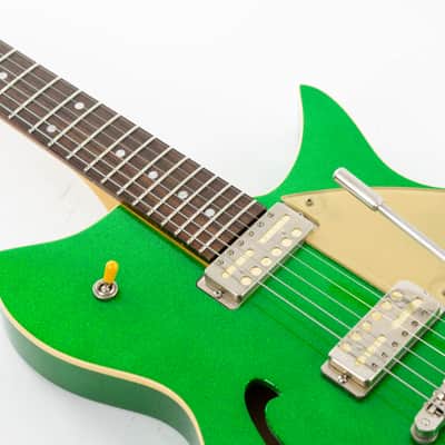 Fano Alt De Facto RB6 Thinline 2023 Candy Green Sparkle Light Distress image 15