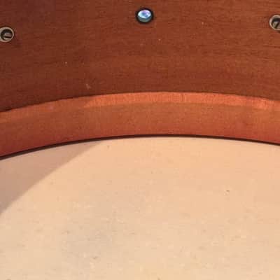 Slingerland 8 x 26" Radio King Marching Bass Drum Vintage 30's 40's Red w American Eagle image 13