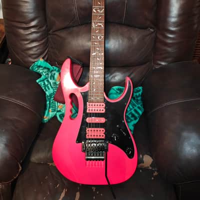 Ibanez JEMJR SP-PK Steve Vai Signature with Rosewood Fretboard 2017 - Pink