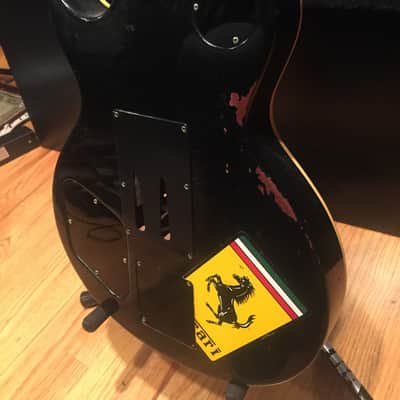 Neal Schon (formerly owned) Gibson Black Les Paul Deluxe with Floyd Rose image 19