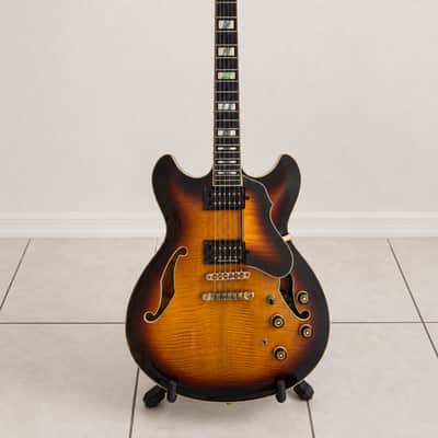 Ibanez AS153 Artstar Semi-Hollow – Seymour Duncan ’59 Set – Original Hardshell Case image 1