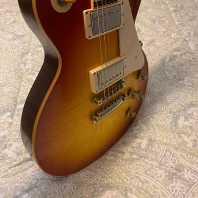 2003 Gibson Les Paul Custom 1959 Re-issue Cherry Sunburst image 6