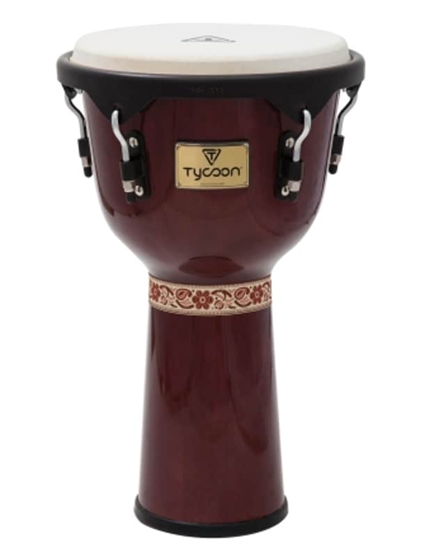 Tycoon Percussion Artist Series Mahogany Finish Djembe 12" image 1
