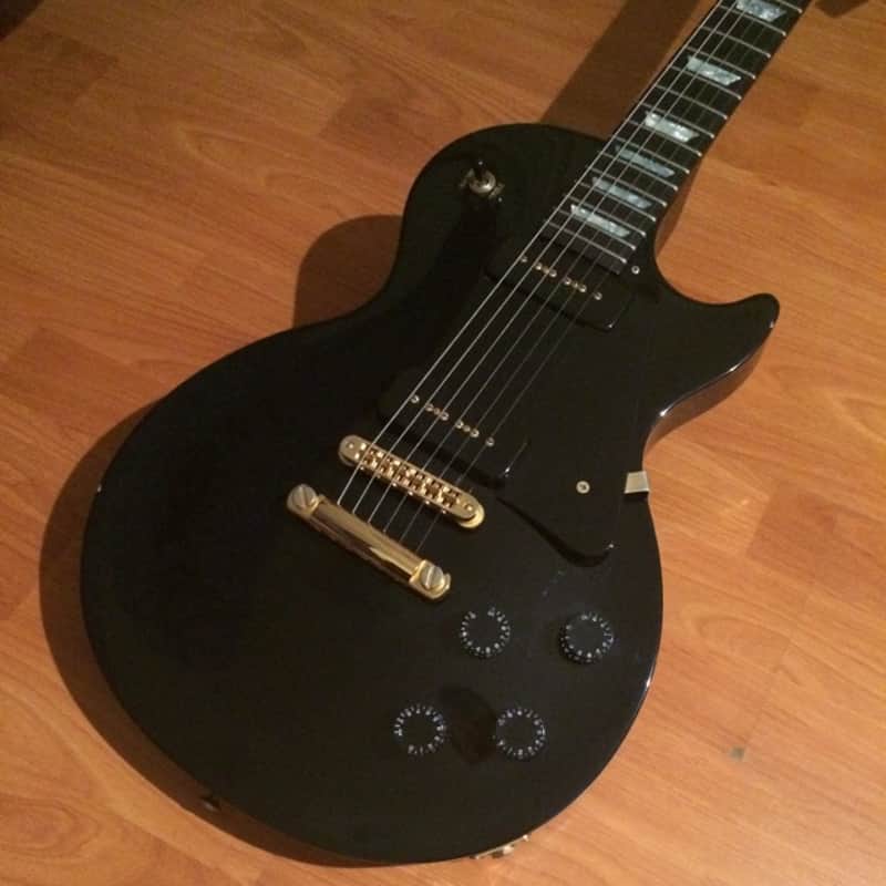 Gibson Les Paul Studio P90 (Pre-Gem Series) 1993 Gloss Black | Reverb