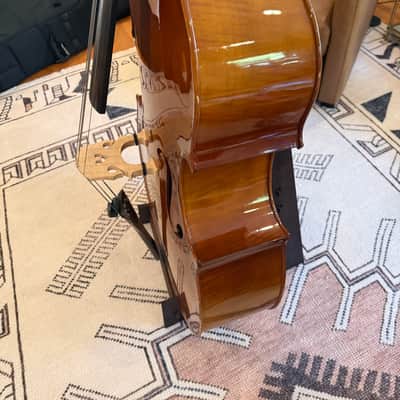 Johannes Kohr 2002 K-64 3/4 Upright Acoustic Bass (w/ Bow, Case, Wheel & many other accessories) image 5