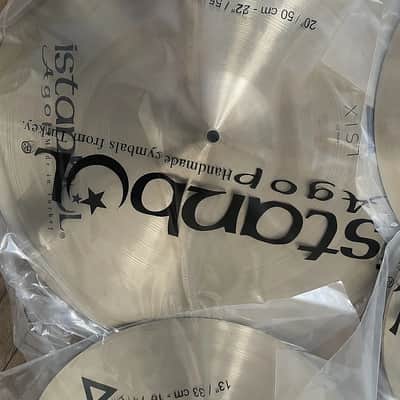 Istanbul Agop Xist Natural Cymbal Set 14" Hi-Hats, 16" 18" Crashes + 20" Ride + Soft Bag image 3