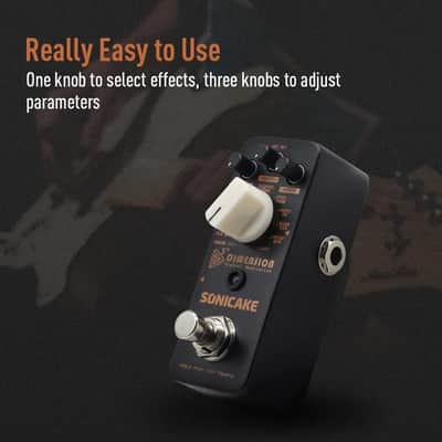 SONICAKE Digital Modulation Effects Pedal w/h 11 Effects of Phaser,Flanger,Chorus,Tremolo,Vibrato,Autowah Sampling,price include the import duty for US buyer image 3