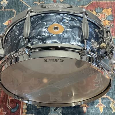 Slingerland Radio King 5.5" x 14" Solid Maple Snare - Black Diamond Pearl image 1