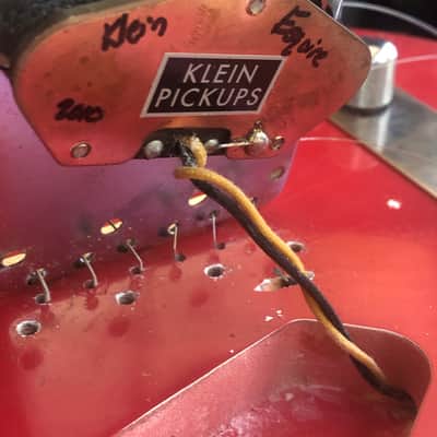 LEFTY! Vintage Boutique Custom Relic TL51 Nocaster Fiesta Red Nitro Lacquer Tele Guitar 1/4 Sawn Made in USA Klein Pickup 7 lb HSC image 21