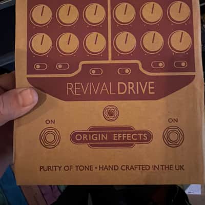 Origin Effects RevivalDRIVE custom Ghosting Overdrive 2010s - Silver/Orange image 2