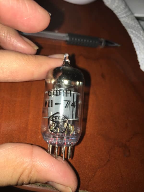 Slovakian Brand Unknown Electron Tube image 1
