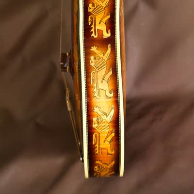 2001 Gibson L-5 Stained Glass Custom Acoustic Guitar (Super 400 L-7) image 6