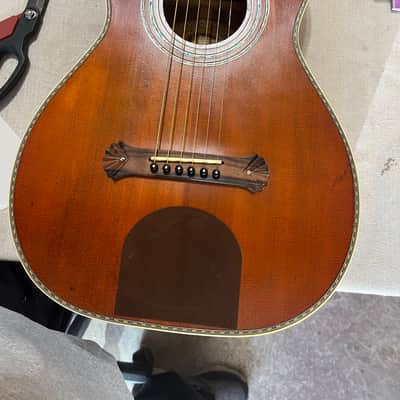 Washburn R319SWKK Solid Spruce/Trembesi Parlor Guitar 2016 - Natural image 4