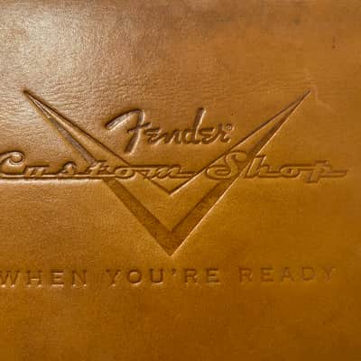 Fender Custom Shop 2008 Leather Briefcase/Satchel VERY RARE image 15