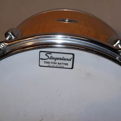 Vintage 1972 Slingerland Maple Nitrocellulose Lacquer 9 x 13" Concert Tom * HIGHLY FIGURED MAPLE * imagen 6