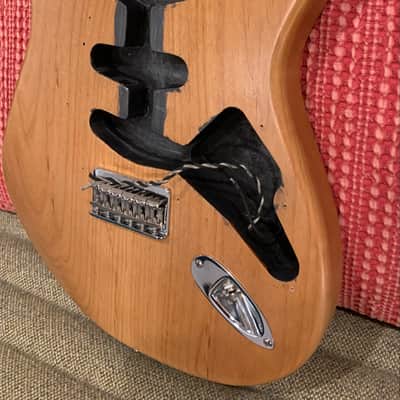 Warmoth Alder Stratocaster Hardtail Body with Fender Hardtail Bridge image 8