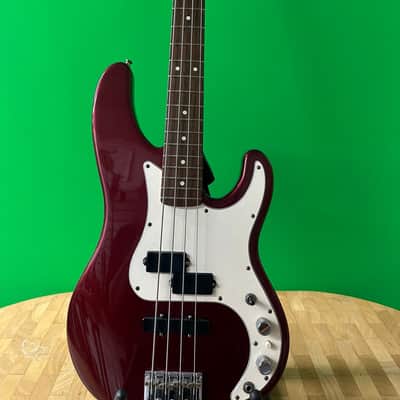 Fender Precision Bass Plus USA Midnight Wine w/ Lace Sensor P/J Pickups & Badass Bridge 1990 image 2