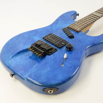 1988 Jackson USA 88 Limited Edition Electric Guitar - Blue Denim w/ Case image 5