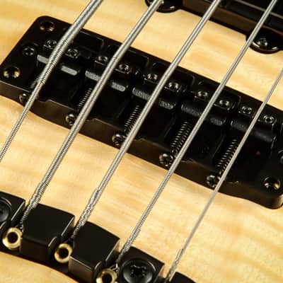 2023 Warwick Custom Shop Masterbuilt Infinity Flamed Maple 5 String - Natural Transparent High Polish image 19