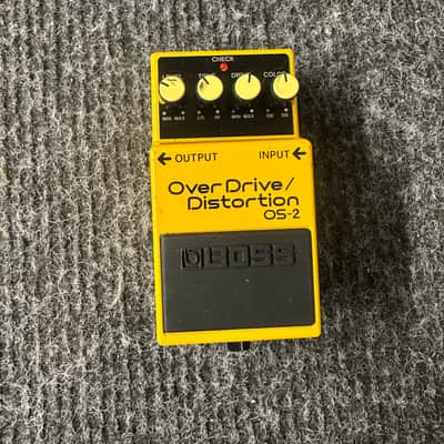 Boss OS-2 OverDrive/Distortion (Silver Label) 1990 - Present - Yellow image 1