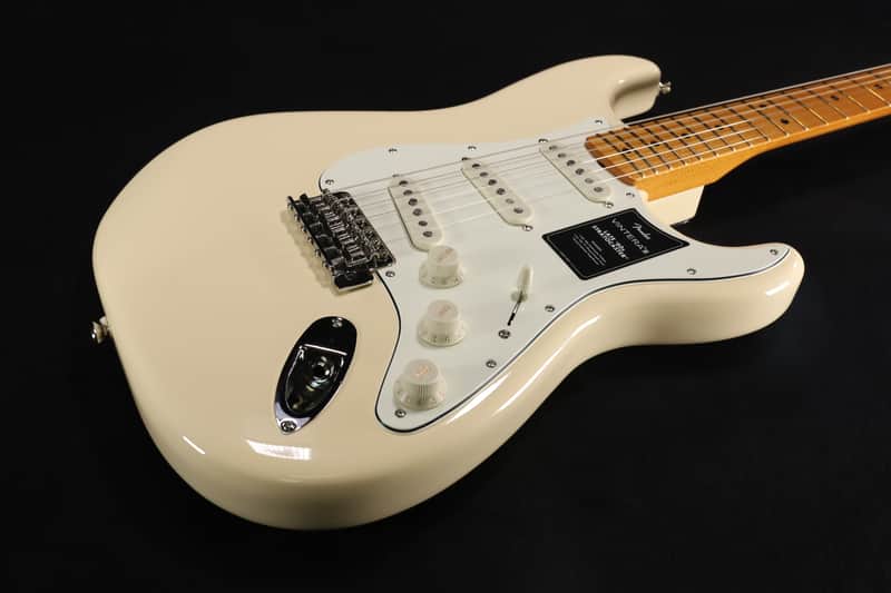 Fender Vintera III Late 60s Stratocaster Maple Fingerboard Olympic White 993 image 1